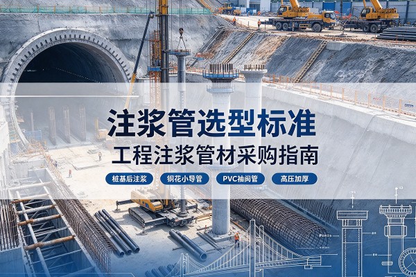 兰州注浆管选型标准