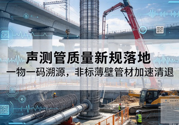 兰州声测管质量新规落地，一物一码溯源，非标薄壁管材加速清退