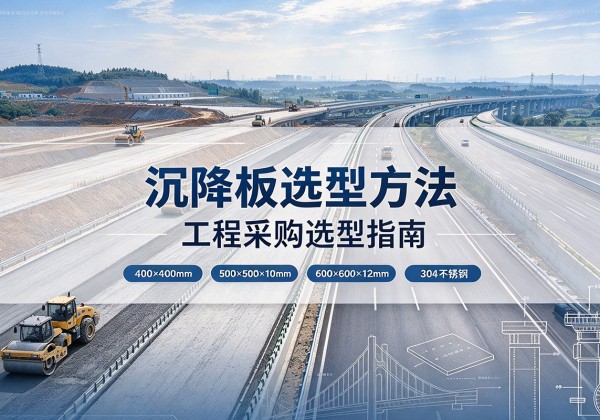 兰州沉降板选择方法